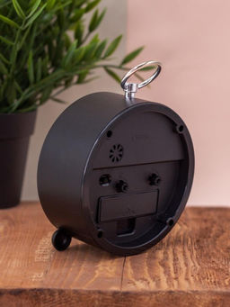 Часы-будильник "Every day", black (12,2х12,2 см)