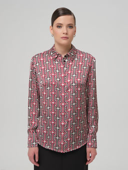 Блузка с принтом