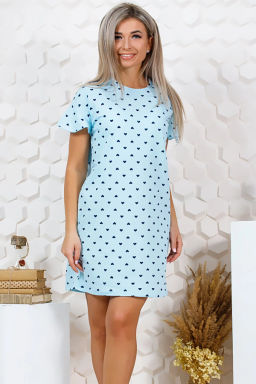 Ночная сорочка женская, цвет голубой