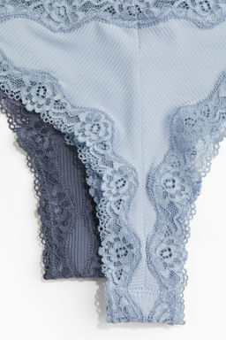 Pack de 5 bragas Brazilian de microfibra y encaje - H&m фото 13