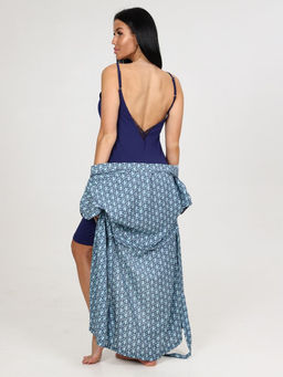 199 ЖЕНСКИЙ КОМПЛЕКТ ДВОЙКА (Индиго/голубой) - А-дина фото 5