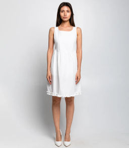 Платье #КТ6175, белый