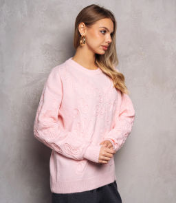 Джемпер #КТ818 (6), розовый