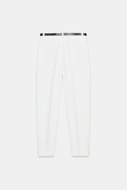 TROUSERS WITH BELT - Zara фото 15