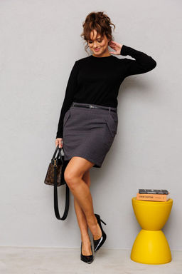 Джемпер ANELLI 1385 ежевика