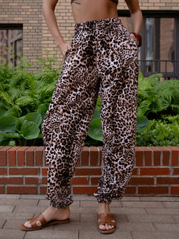 брюки джоггеры из хлопка