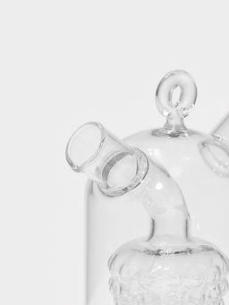 Бутыль для соусов и масла 2 в 1 «Фьюжн. Виноград», 300/50 мл, 11×6.5×18 см, стекло