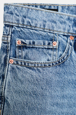 Z1975 CROPPED MID-WAIST JEANS - Zara фото 8