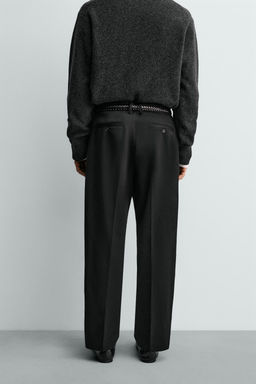 RELAXED FIT PLEATED TROUSERS AARON LEVINE X ZARA фото 3