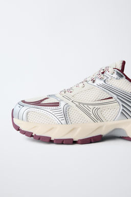 ZAPATILLA DEPORTIVA REJILLA / Rojo Burdeos - Zara фото 4