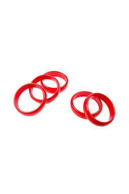 Набор браслетов PN0452 красный