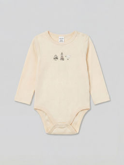 Bask?l? Erkek Bebek ??t??tl? Body ve E?ofman Alt?