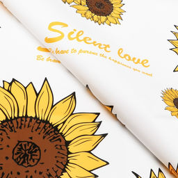 Цена за 20 шт. Пленка для цветов Подсолнухи, 58 х 58 см, белая - UPAK LAND фото 2