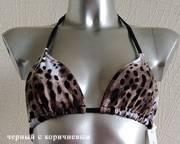 -50% Бюстгальтер купальный Aveline 510002/661 черный с коричневым