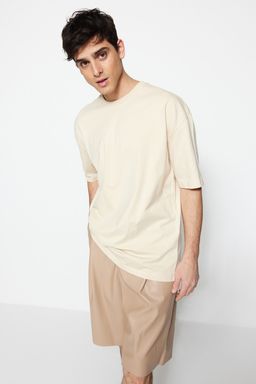 TRENDYOL MAN Siyah Oversize/Genis Kesim Tropik Arizona Sehir Bask?l? %100 Pamuklu T-Shirt TMNSS23TS00164 - Trendyolmilla фото 11