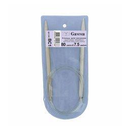 Спицы GAMMA круговые BC1 бамбук d 7.5 мм 80 см 1 шт