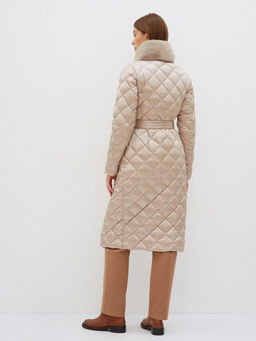 Conso/WDLF 210520 - light beige Пуховое Пальто  фото 4