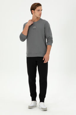 Мужской серый базовый свитшот Неожиданная скидка в корзине - U.s. polo assn фото 4
