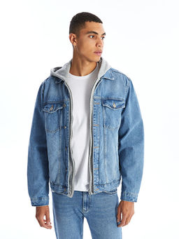 Standart Kal?p Erkek Jean Ceket