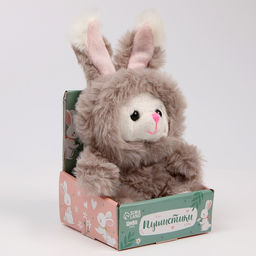 Мягкая игрушка Зайка, серая - Milo toys фото 2