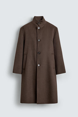 TEXTURED WOOL COAT