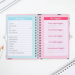 Анкета в твердой обложке на замочке Дружба навсегда, А6 40 л - Artfox фото 5