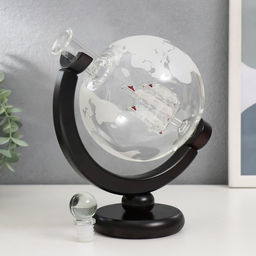 Винный набор сувенирный «Корабль в шаре»: графин 800 мл, 2 бокала по 250 мл