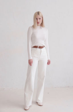 12218 Джинсы белые - Martichelli фото 9