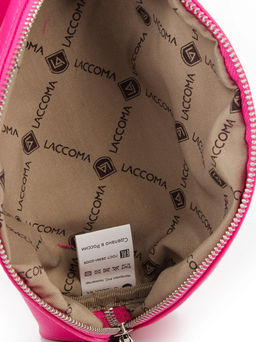 LACCOMA косметичка Анетта-фуксия эко кожа хлопок  фото 4