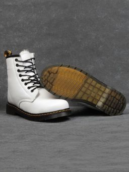 04-MB6021-2 WHITE Ботинки зимние женские (натуральная кожа, натуральный мех) - Фабричный китай фото 27