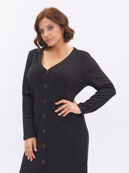 Платье из джерси ZPP81008BLK01 - ZORY фото 4