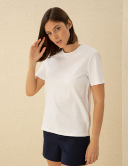 Beyaz Slim Fit Ti__rt - Pierre cardin фото 10