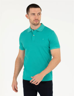 Ye_il Slim Fit Polo Yaka Merserize Ti__rt