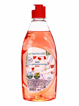 Тысяча озёр (чмс) Гель для мытья посуды "Арбуз" 450мл.(20)
