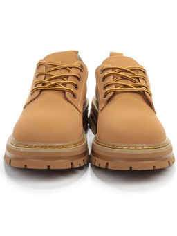 03-P8204-1 BROWN Полуботинки женские (натуральная кожа, нубук)