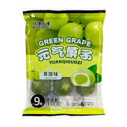 Моти со вкусом винограда Green Grape Yuanqiguozi, Китай, 130 г Акция