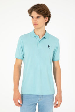 Мужская мятная футболка - U.s. polo assn фото 3