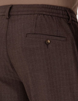 A__k Kahverengi Slim Fit Kuma_ Pantolon - Pierre cardin фото 12