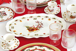 Блюдо овальное Новогодние традиции, 40 х 25,5 см - Easy life фото 3