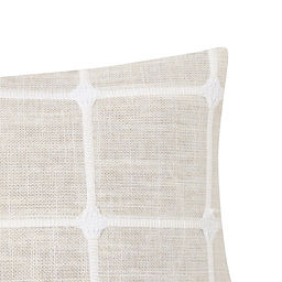 Наволочка декоративная Этель Квадраты цвет молочный,45х45 см полиэстер  фото 2