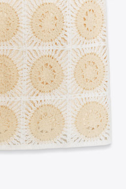 CROCHET SHORT DRESS - Zara фото 10