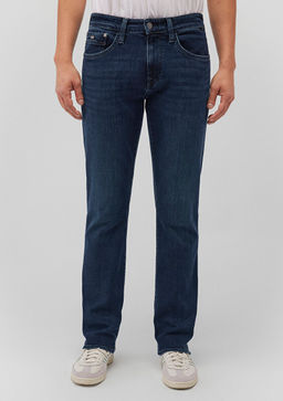 Martin Mavi Premium Puslu Koyu Mavi Jean Pantolon  фото 3