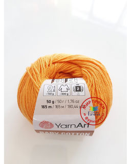 Беби коттон (Baby cotton) пряжа YarnArt 50%хлопок 50%акрил10x50г/165м