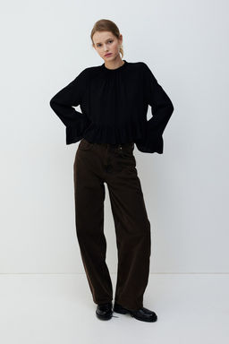 Blusa con peplo y volantes - H&m фото 2