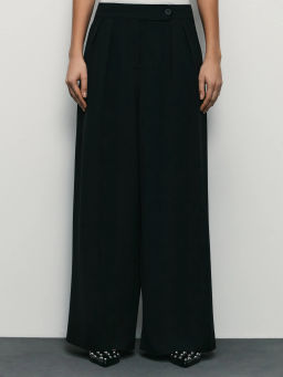 Широкие брюки с вискозой в составе / Zarina фото 2