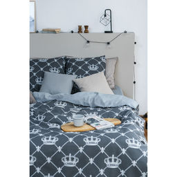 Постельное бельё Этель дуэт Crown 143х215 см - 2 шт, 240*220 см, 70х70 см -2 шт, бязь фото 8