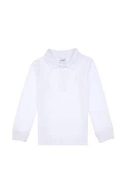 Erkek _ocuk Beyaz Basic Polo Yaka Sweatshirt Sepette S_rpriz _ndirim - U.s. polo assn фото 6
