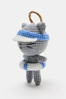 LLAVERO CHARM GATITO / Gris - Zara фото 4