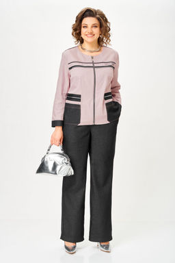 Костюм Aira Style 24249 пудра-графит