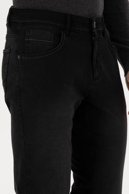Erkek Siyah Slim Fit Jean Pantolon